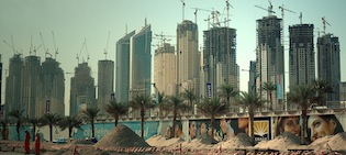 Dubai skyline, by Jake Brewer: http://www.flickr.com/photos/integralfocus/83966554/
