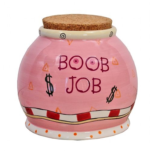 boob job money box