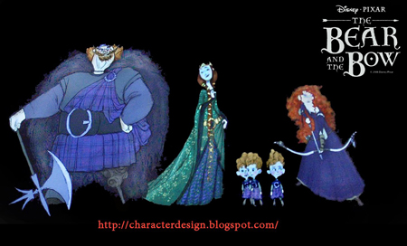 pixar brave concept art. they name-dropped Brave,