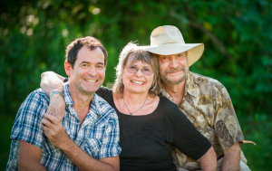 Joshua Gamson, the self proclaimed “Tori Spelling of sociology” with his parents.  Photo by Nicole Friedler 