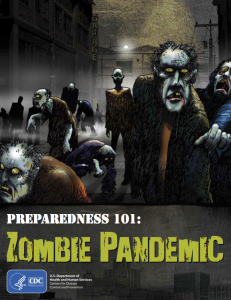 Zombie Pandemic: Preparedness 101