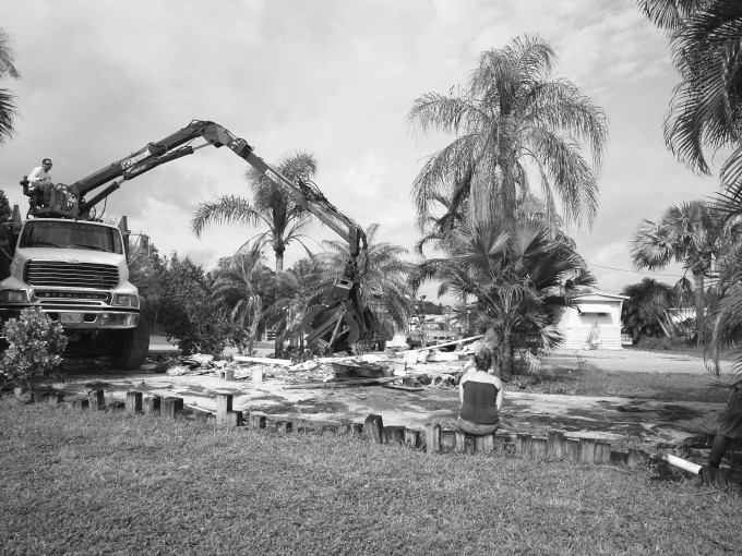 Kathleen one year after moving and two years after receiving the first notice of the sale of Silver Sands: “It’s been living hell for two years ...I’m not happy ...I don’t know anybody. Down there,” she sighs, “everybody knew everybody.” © Edna Ledesma