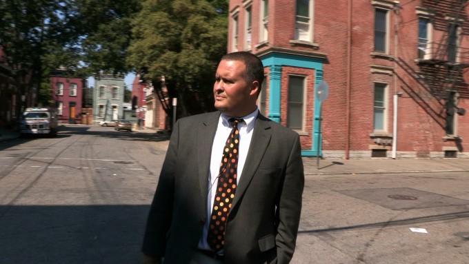 Craig Hockenberry makes his rounds in Lower Price Hill. From the documentary "Oyler," produced by Amy Scott in association with public radio's "Marketplace."