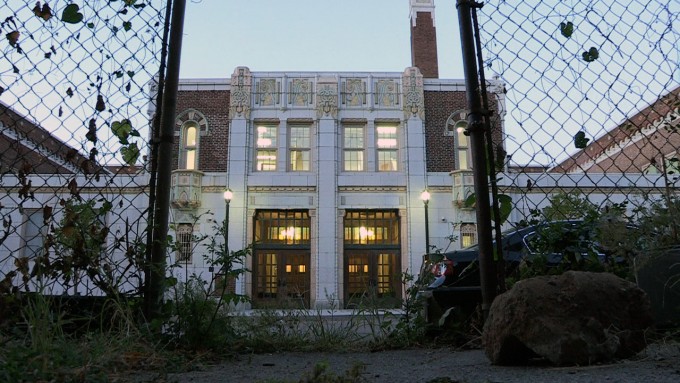 Oyler School in Cincinnati, Ohio, with a view of Price Hill. From the documentary film "Oyler," produced by Amy Scott, in association with public radio's "Marketplace."