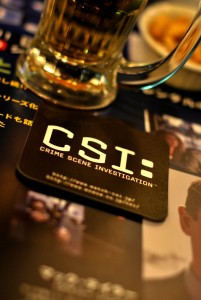 The branding of CSI is taken to its limit at this CSI-themed cafe. Yumi Kimura, Flickr CC