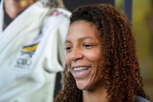 Brazil’s 2016 gold-medal winning Olympian Rafaela Silva credited her judo victory, in part, to her partner, Thamara Cezar. To be “Black-and” means straddling two forms of discrimination on a world stage. Tânia Rêgo/Agência Brasil, Flickr CC