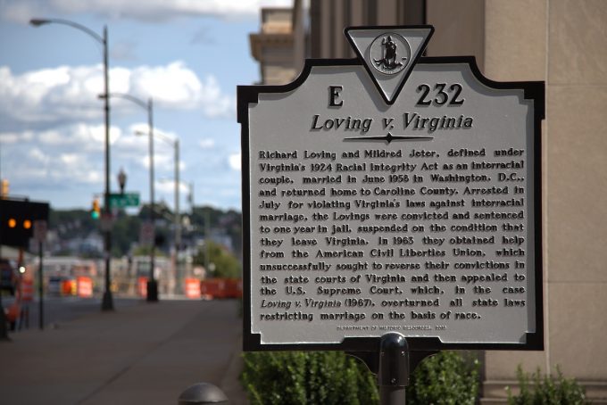 The marker erected in 2017 in Richmond, VA.  J.J. Prats via Historic Marker Database