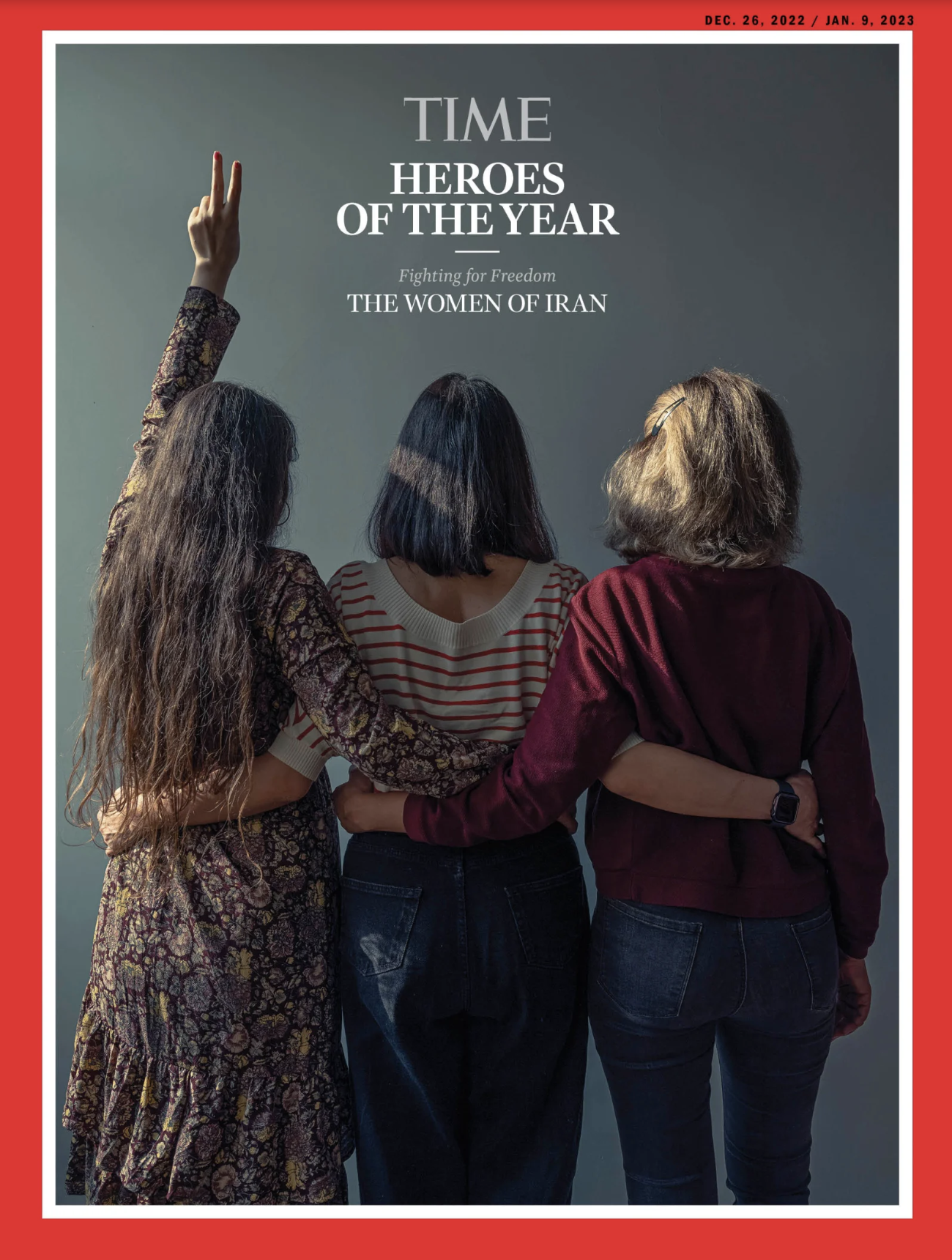 TIME Magazine chooses "The Women of Iran" as its 2022 Heroes of the Year.